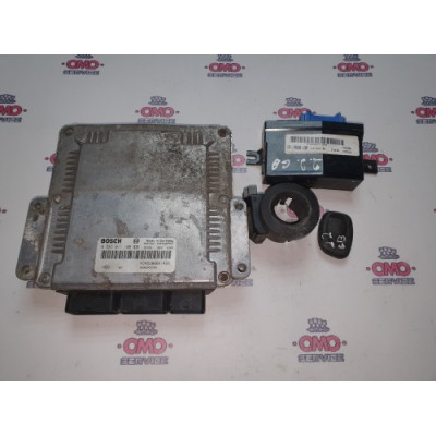 б/у Блок управления двигателем (комплект) Opel Movano 1998-2003 2.2 DCI 0281011106