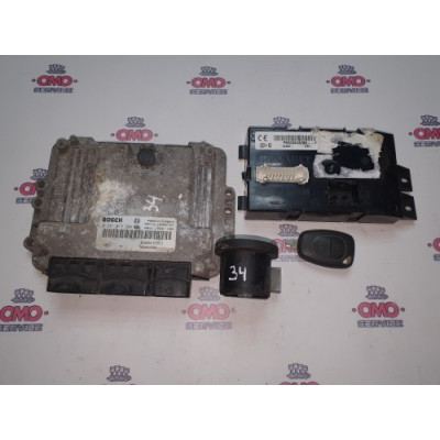 б/у Блок управления двигателем (комплект) Nissan Interstar 2003-2010 2.5 DCI 0281013364